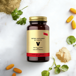 Complément alimentaire naturel Meta, multivitamines avec minéraux chélatés, 90 comprimés, compatible végétalien - Product Image 4