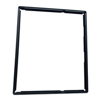 Profil en aluminium personnalisé écran tactile cadre d'affichage usinage CNC fil EDM estampage de précision traitement de surface anodisation par cintrage