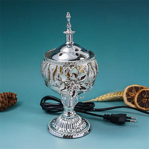 Toptan yeni arap topu elektrikli tütsü brülör orta doğu zanaat eklemek ev dekorasyon Dubai ev dekor için geri akış <span class=keywords><strong>Censer</strong></span> - Product Image 3