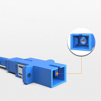 Adaptateur de fibre optique SC Simplex monomode UPC APC avec gaine en céramique à faible perte d'insertion pour réseau FTTH