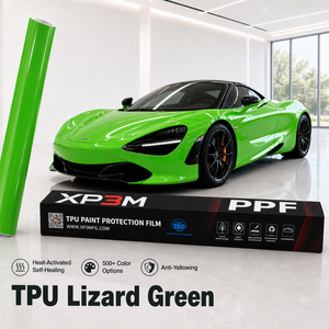 ฟิล์มใสกันรอยรถยนต์ XP3M สีเขียวลิซาร์ด OEM เงา TPU ความหนา 7.5 มิล ซ่อมแซมตัวเองได้ ป้องกันรอยขีดข่วน ป้องกันสีเหลือง ช่องระบายอากาศ - Product Image 1