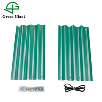 Kit d'extension modulaire ondulé en métal pour bac à jardin surélevé, 1,5 pi (17 po), pour vente en gros