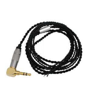 Cable de Audio Plateado con Revestimiento de Cobre de 2.8mm, Enchufe Eurasia, Blindaje Trenzado, Cable de Poliuretano - Product Image 2