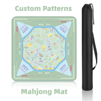 Tapis de jeu de mahjong américain haut de gamme personnalisé, antidérapant, insonorisant et lavable pour usage domestique – Offre spéciale