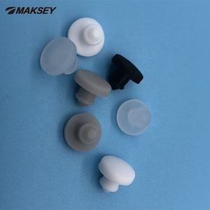 <span class=keywords><strong>MAKSEY</strong></span> Bouchon en caoutchouc silicone 2.5 à 50.6mm Bouchon en T Bouchon à trou rond - Product Image 3