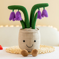 Cactus en peluche simulé en pot, fleur de tulipe, gâteau d'anniversaire, promotion de marché nocturne, cadeaux, ornements, vente en gros transfrontalière