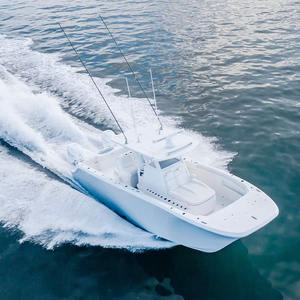 Bateau de pêche en catamaran en fibre de verre de 32 pieds de bonne qualité pour passagers et équipage à vendre - Product Image 3