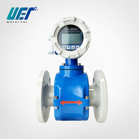 Capteur de débit électromagnétique IP67 4-20mA 0-5kHz Sortie impulsionnelle DN25-DN300 OEM Précision +/-0,5% MODBUS/RS-232 pour le traitement des aliments