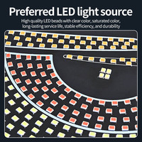 Nouvel écran LED flexible pour pare-brise de camion ou voiture, ailes d'ange, ailes de papillon, étanche IP65, contrôle par application, 6V