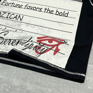 QIANSHI özel logo baskılı pamuk <span class=keywords><strong>t</strong></span> Shirt yüksek kalite Boxy <span class=keywords><strong>Rhinestone</strong></span> gömlek boy erkekler için Streetwear grafik <span class=keywords><strong>t</strong></span>-shirt - Product Image 5