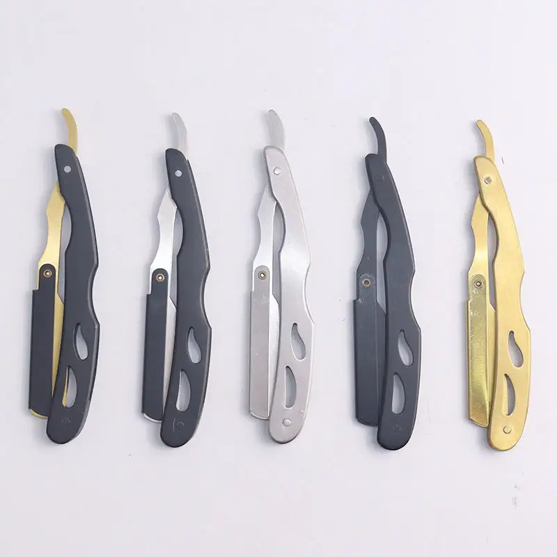 Berber tek kenar kaş yüz jilet değiştirilebilir bıçaklar Premium kalite erkek tıraş jilet