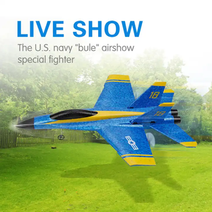 Avion télécommandé <span class=keywords><strong>F</strong></span>/A-18 de haute qualité, résistant aux chocs, stable et facile à piloter, avion télécommandé pour enfants - Product Image 4