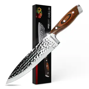 Chất Lượng Cao Chuyên Nghiệp Tốt Nhất Nhật Bản Damascus Dao Thép Không Gỉ Đầu Bếp Dao Bếp Đầu Bếp Dao