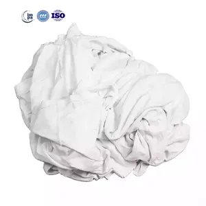 Giẻ Lau Cơ Khí Thấm Nước Bằng Dầu Mạnh Giẻ Lau Bằng Vải Cotton Màu Trắng Trung Quốc Giẻ Lau Công Nghiệp 25Kg