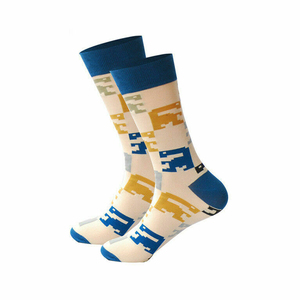 Tùy Chỉnh New Arrivals Chất Lượng Cao Cotton Đầy Màu Sắc Sọc Kẻ Sọc Kim Cương Anh Đào Ăn Mặc Hạnh Phúc Men <span class=keywords><strong>Socks</strong></span> - Product Image 6