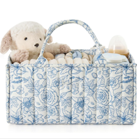 Sac organisateur de couches personnalisé brodé à la main, pochette de rangement pliable pour couches avec nom personnalisé
