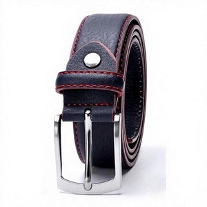 Cinturón de Cuero Ecológico de Piel de Vaca con Hebilla Cuadrada de Calavera, de Acero, 3.8 CM de Ancho, 140 CM de Largo, Ligero y Resistente - Product Image 1