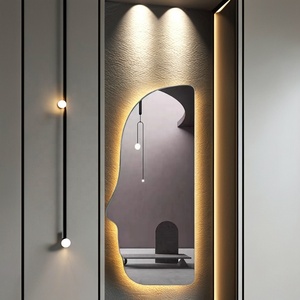 <span class=keywords><strong>Miroir</strong></span> mural en aluminium de luxe moderne sur mesure, <span class=keywords><strong>prix</strong></span> de gros, pour hôtel et décoration intérieure, style vintage - Product Image 6