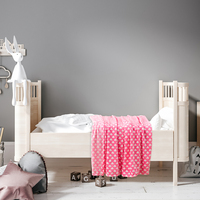 PEM Hersteller Liefert Individuell Bedruckte Herz-Flanell-Fleece-Decke Rosa Weiche Plüsch-Bettdecke für Feiertagsgeschenke