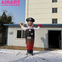Ballon de chef agitant les bras, bon prix, ballon gonflable dansant pour la promotion de restaurants, événements/ouvertures
