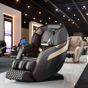 2024 nueva venta moda Shiatsu música 4D gravedad cero salón eléctrico silla de masaje de lujo - Product Image 1