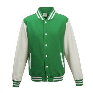 Veste de baseball varsity en laine personnalisée pour homme - Manches noires/grises/jaunes/rouges - 100% laine coupe-vent et séchage rapide - Product Image 2