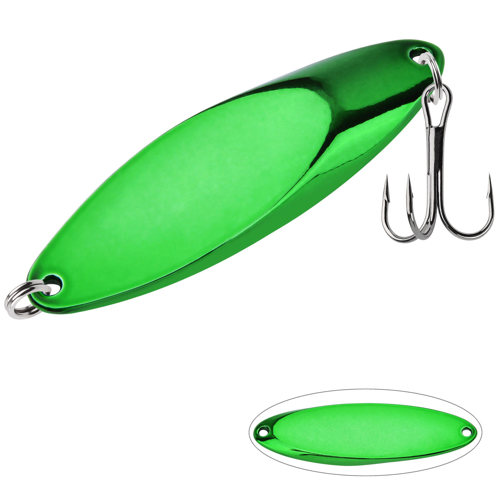 สีเขียวพร้อมตะขอ