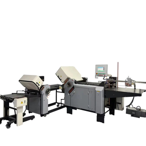 Dikey istifleyici broşür kağıt katlama makinesi ile yüksek kaliteli talimat katlama makinesi - Product Image 1