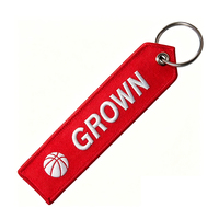 Porte-clés personnalisé avec logo, porte-clés en tissu personnalisé, vente en gros de porte-clés brodés, porte-clés personnalisé