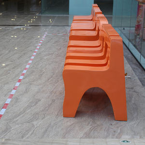 Silla de letras del alfabeto personalizada Y246, Banco de ocio de entrada de Hospital duradero resistente al agua de fibra de vidrio, decoración artística para interiores y exteriores, espera - Product Image 2