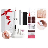 Nouvelle perceuse à ongles électrique portable rechargeable 15W de style stylo rotatif pour manucure et nail art, idéale pour l'export.