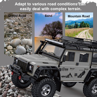 Voiture télécommandée électrique tout-terrain RC Crawler 1/10ème 4x4 avec différentiel blocable, modèle de collection pour garçons et adultes