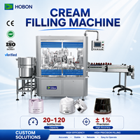Machine de remplissage automatique pneumatique Hebo pour tubes de crème liquide et d'acide hyaluronique, avec seau de produit à vide et double alimentation