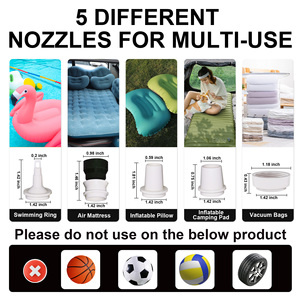 Multifunctional Portable <strong>air</strong> <strong>Pump</strong> Mini with Camping Light Electric <strong>Air</strong> <strong>Pump</strong> for Inflatables Outdoor Tent - Product Image 4