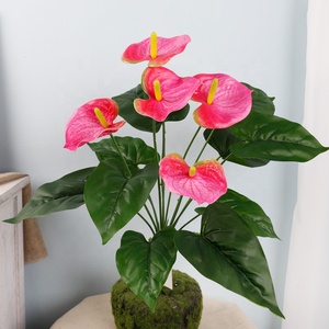 ดอกไม้ประดิษฐ์หน้าวัวและดอกปลอมสำหรับตกแต่งสวนในโรงแรมร้านอาหาร - Product Image 5