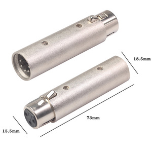 OEM XLR DMX Signal Adapter <b>3</b> <b>Pin</b> Female to 5 <b>Pin</b> Male Connector Stage Equipment - Product Image 4