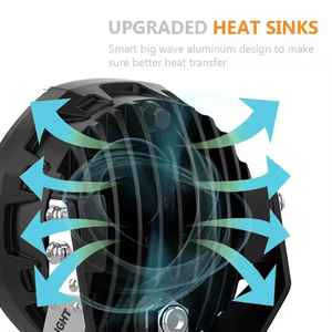 슈퍼 브라이트 5인치 스팟 드라이빙 빔 큐브 옐로우 드라이빙 LED 라이트 UTV 4X4 트럭용 - Product Image 4