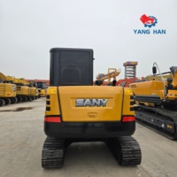 Excavatrice hydraulique d'occasion SANY SY60C 6 tonnes pour travaux de construction