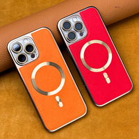 Étui magnétique pour iPhone 17 16 Pro Max, protection intégrale de l'objectif pour iPhone 14, étui en cuir antichoc pour homme pour iPhone 13 12
