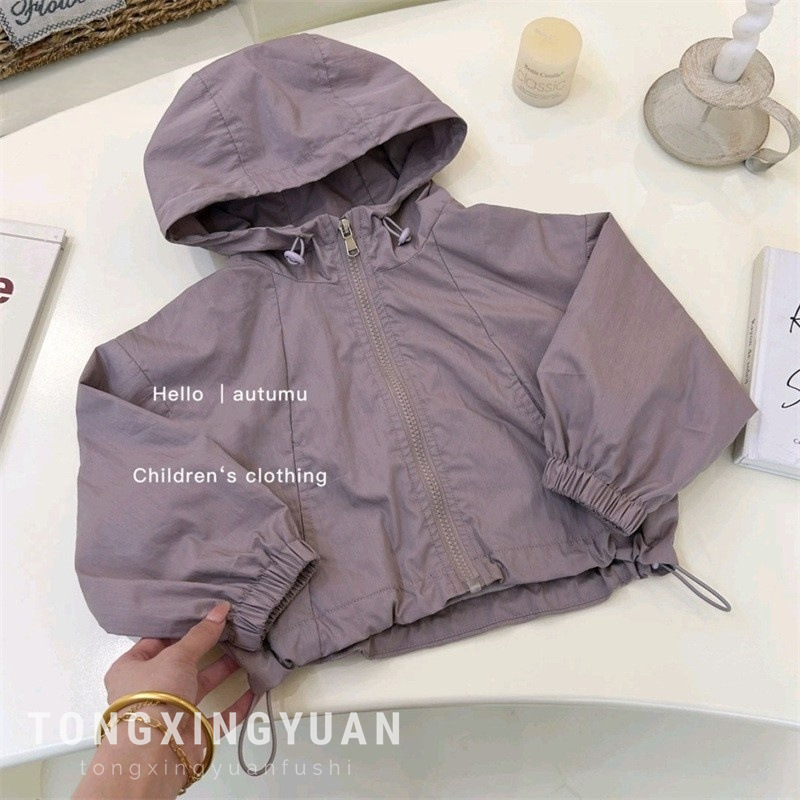 purple trench coat