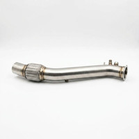 Collecteurs d'échappement droits BM-03E pour E90/E91/E92/E93 316D/318D/320D N47 (115-184PS) 2007-2013 - Garantie 1 an