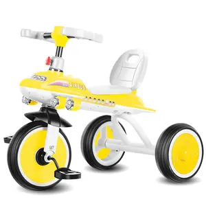 Катание игрушечный автомобиль 2022 детский трехколесный трицикл Детский трицикл с задним сиденьем