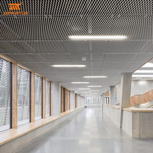 Modern Style Metal Expanded Aluminum Mesh <strong>Ceiling</strong> <strong>Tiles</strong> Waterproof <strong>Building</strong> Material Decorative Suspended <strong>Ceilings</strong> <strong>Ceiling</strong> <strong>Grid</strong> - Product Image 6