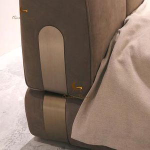 Mobilier <span class=keywords><strong>de</strong></span> chambre à coucher <span class=keywords><strong>de</strong></span> qualité supérieure <span class=keywords><strong>Lit</strong></span> pleine grandeur clair Style moderne <span class=keywords><strong>de</strong></span> luxe - Product Image 6