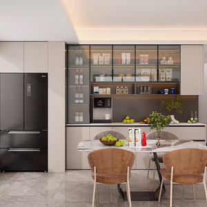 Panneau surélevé peint moka style usage-kitchens-craigslist Armoire de cuisine pour four <span class=keywords><strong>mural</strong></span> et <span class=keywords><strong>micro</strong></span>-ondes RTA Factory Direct - Product Image 1