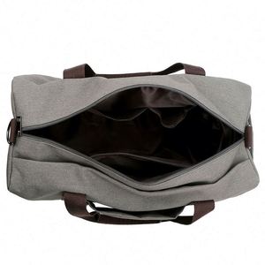 BSCI Factory OEM <b>Foldable</b> Weekender Bag Overnight Travel Bag Waterproof Duffle Tote Bag with <b>Shoes</b> Compartment - Product Image 2
