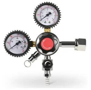 Premium CO2 Regulator and Gauge 0-3000PSI CGA320 2YR USA Warranty