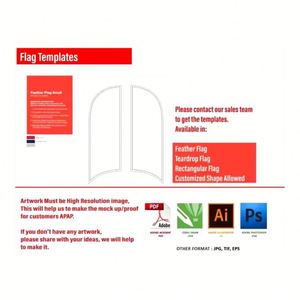 Model Custom Outdoor Advertising <b>Flags</b>, Polyester Material, Aluminum <b>Pole</b>, <b>for</b> Sports Promotion - Product Image 4