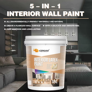Peinture murale intérieure acrylique de haute qualité, revêtement liquide, lavable, résistant à la chaleur, durable, émulsion, décoration de la maison - Product Image 4
