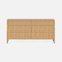 Offre Spéciale : Commode de Rangement à 6 Tiroirs en Bois Massif au Design Moderne, Personnalisable en Usine, Idéale pour Chambre, Salon et Entrée